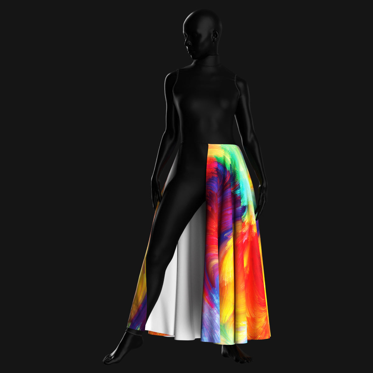 Printed color guard 3/4 skirt