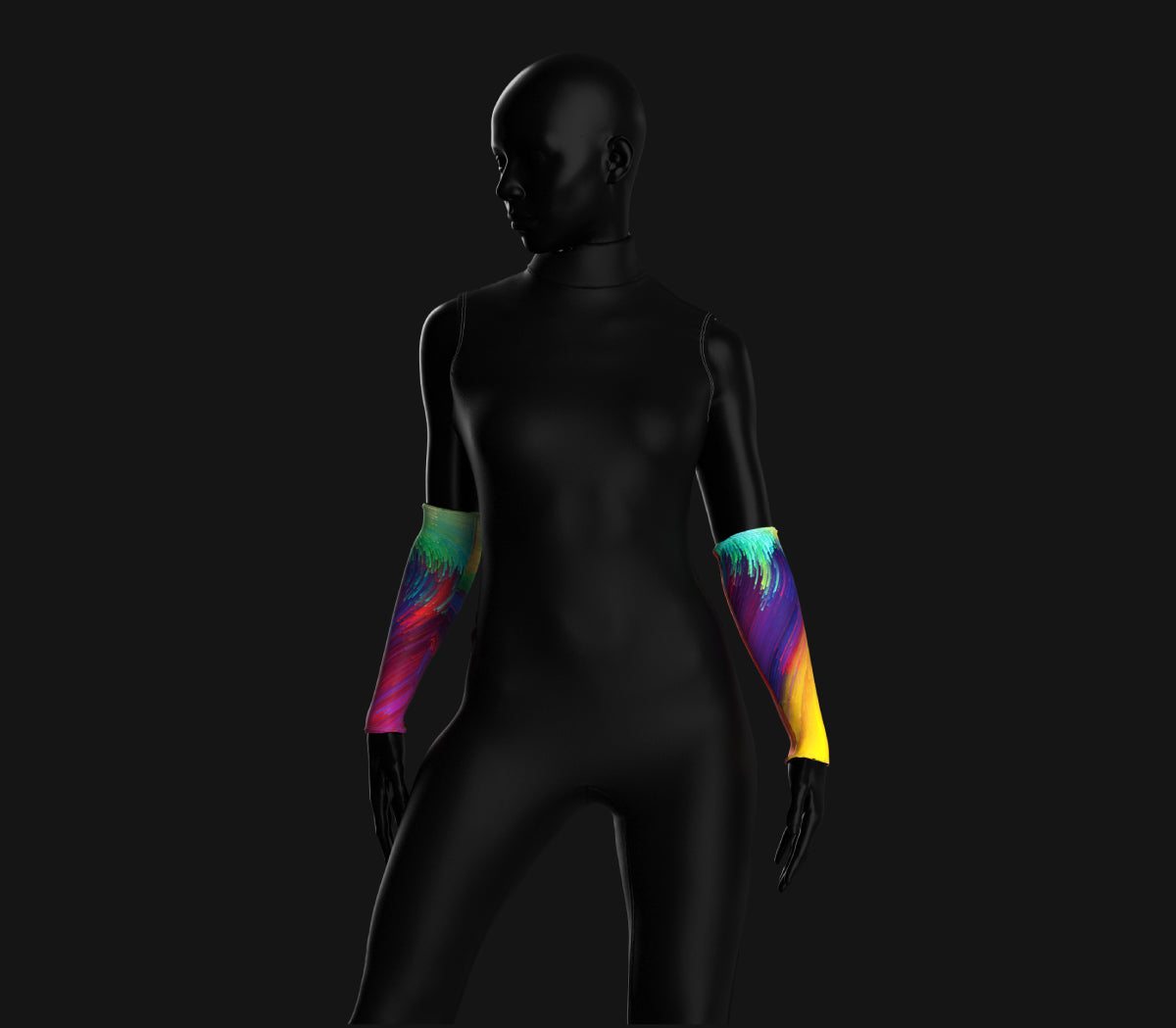 Printed color guard arm bands