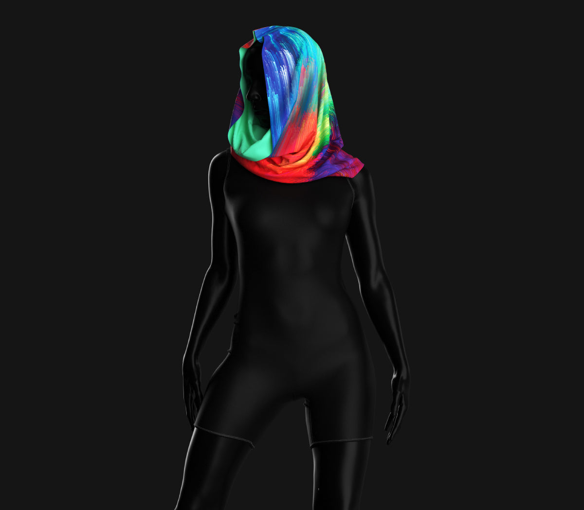 Printed color guard detached hood