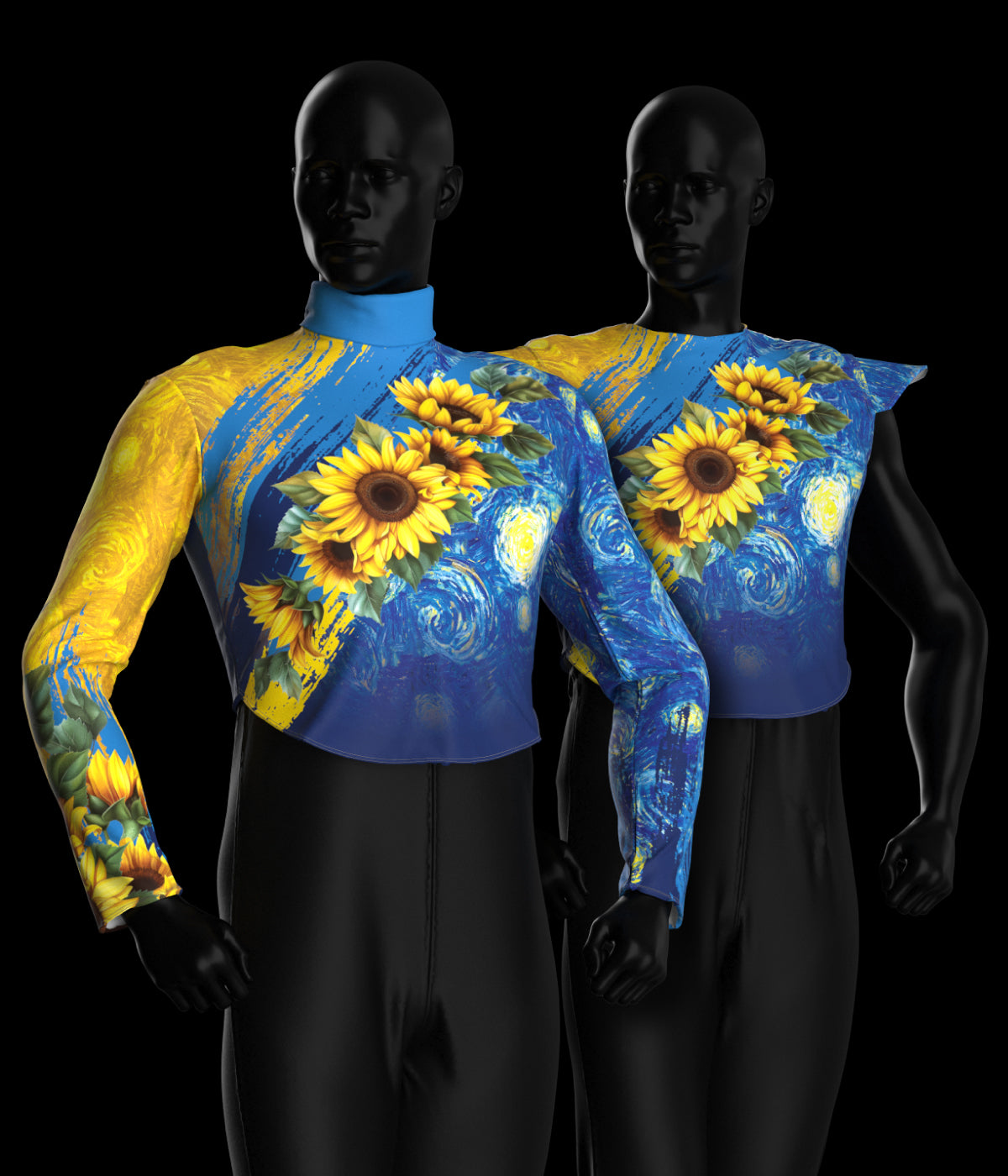 Printed Marching band top