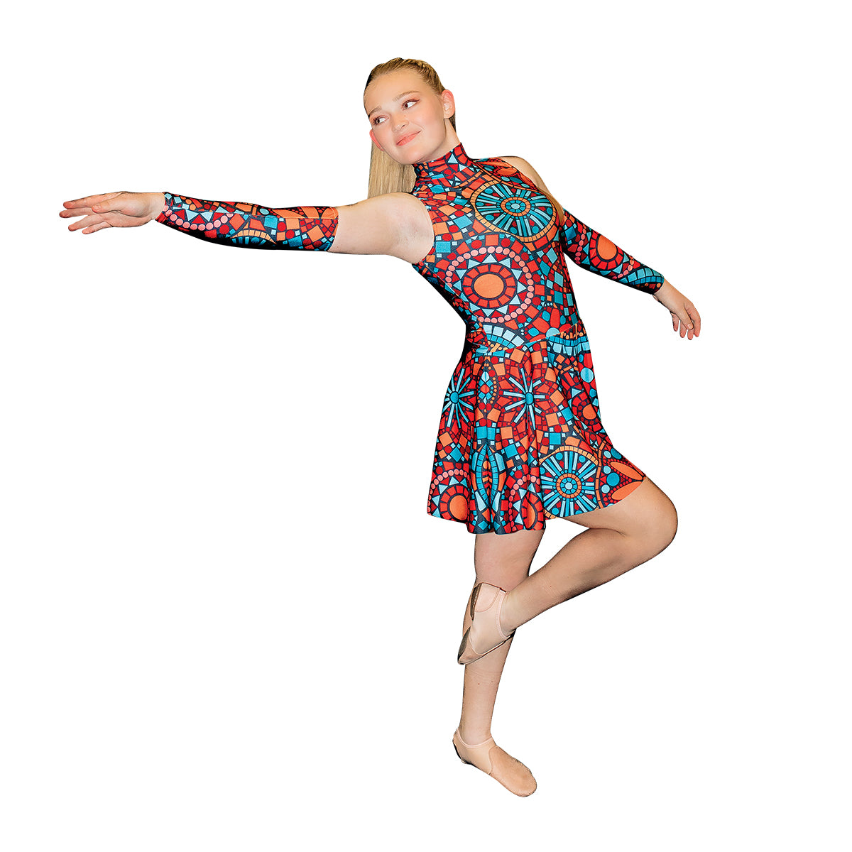 Colorful Mosaic Dress