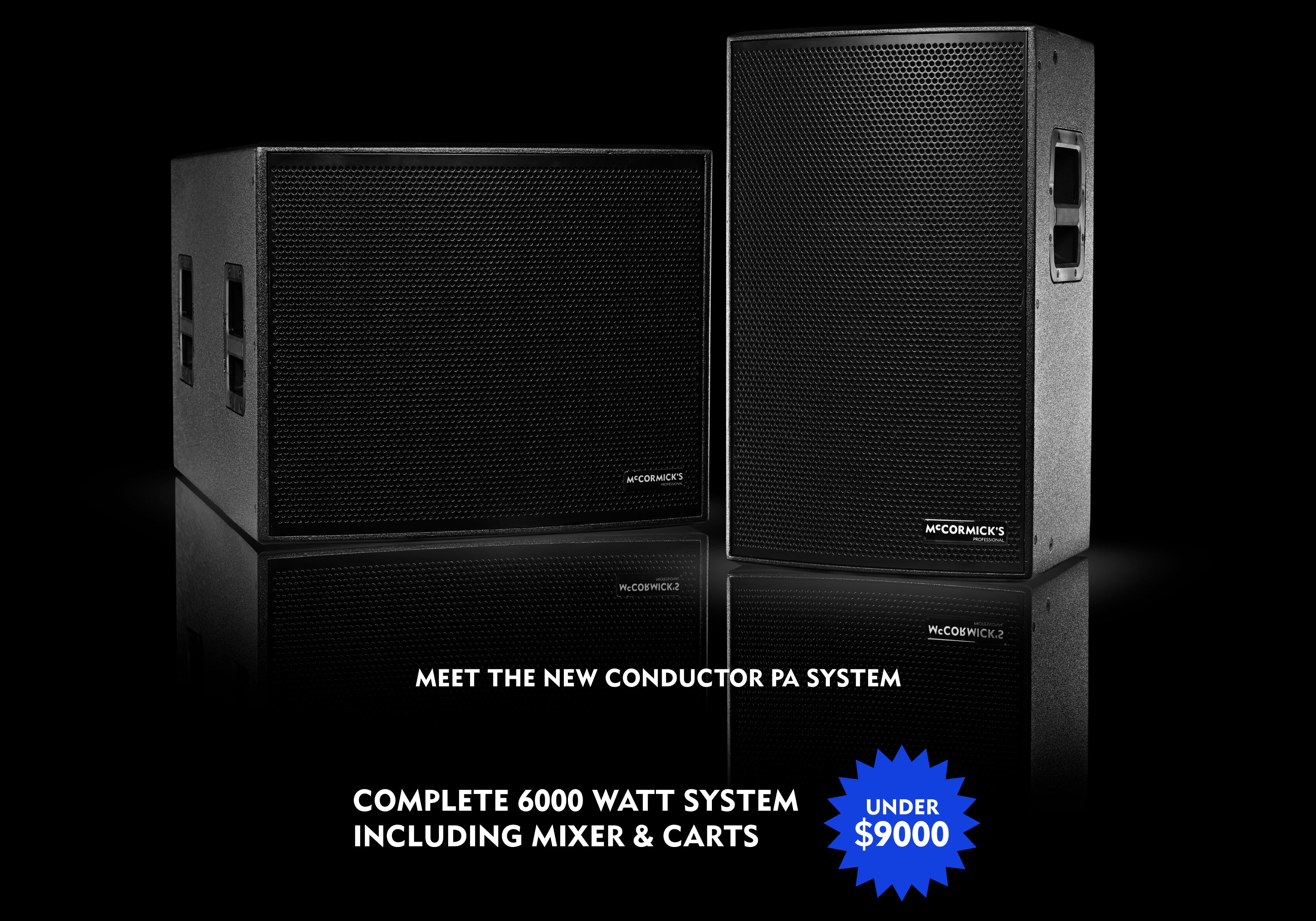Conductor PA System 6000 watts