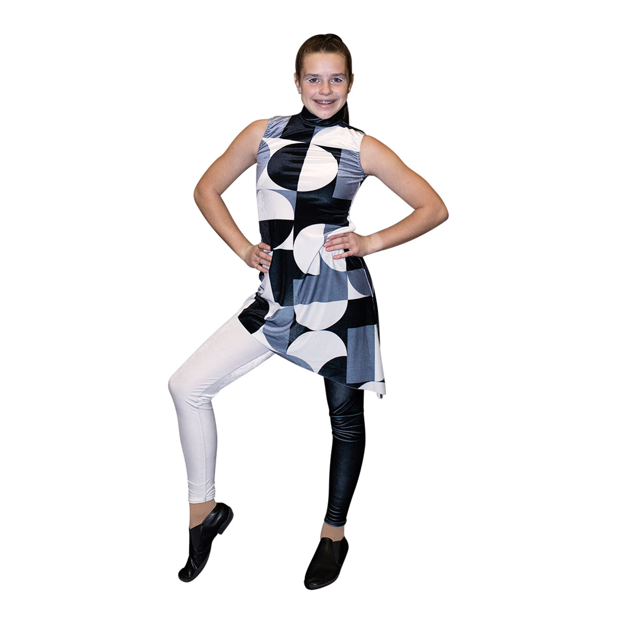 Color Guard Costume Uniform - Tunic Shattered Glass / 6X-Large / Mock-Neck Color Guard Costume Uniform - Tunic Shattered Glass / 6X-Large / Mock-Neck