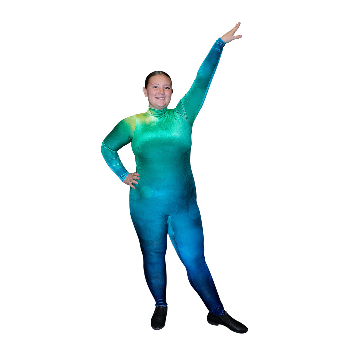 Blue & Green Unitard