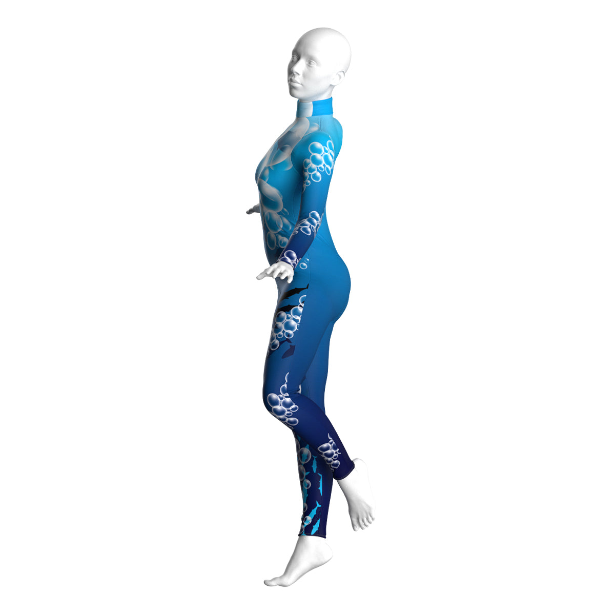 Undersea Bubbles Unitard