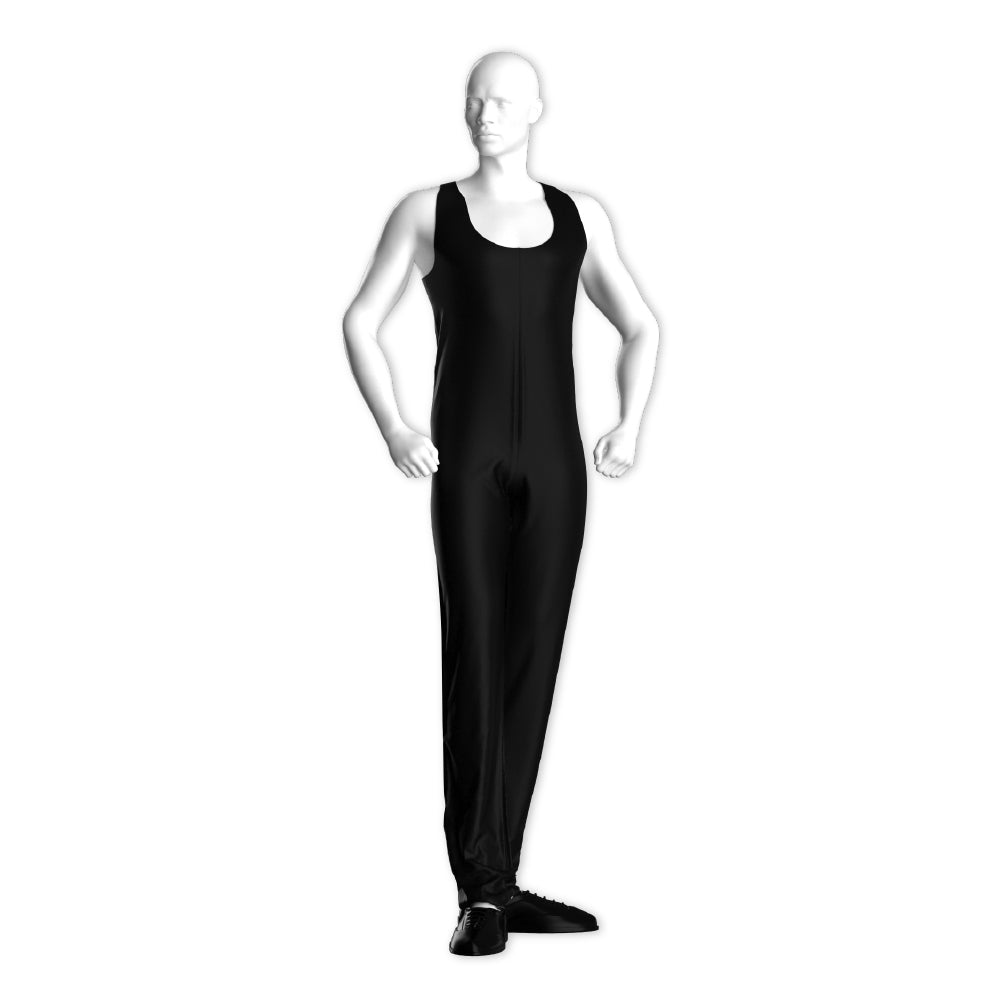 Adjustable Black Racerback Bibber