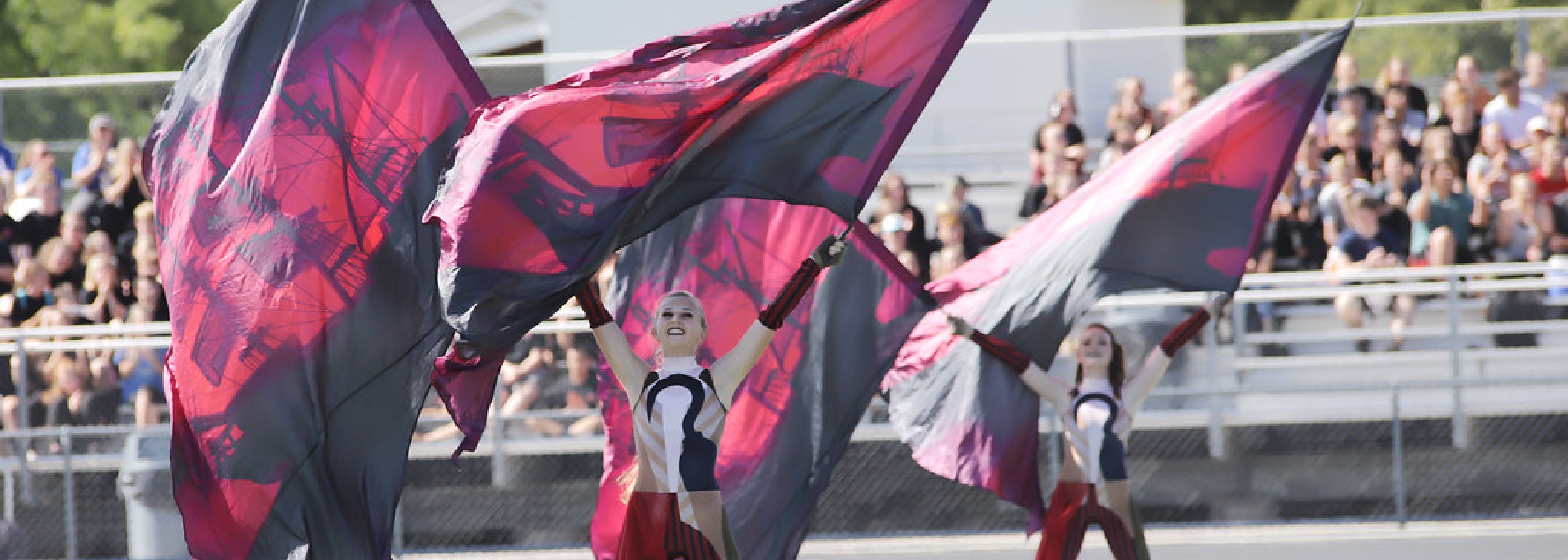 Affordable color guard flags