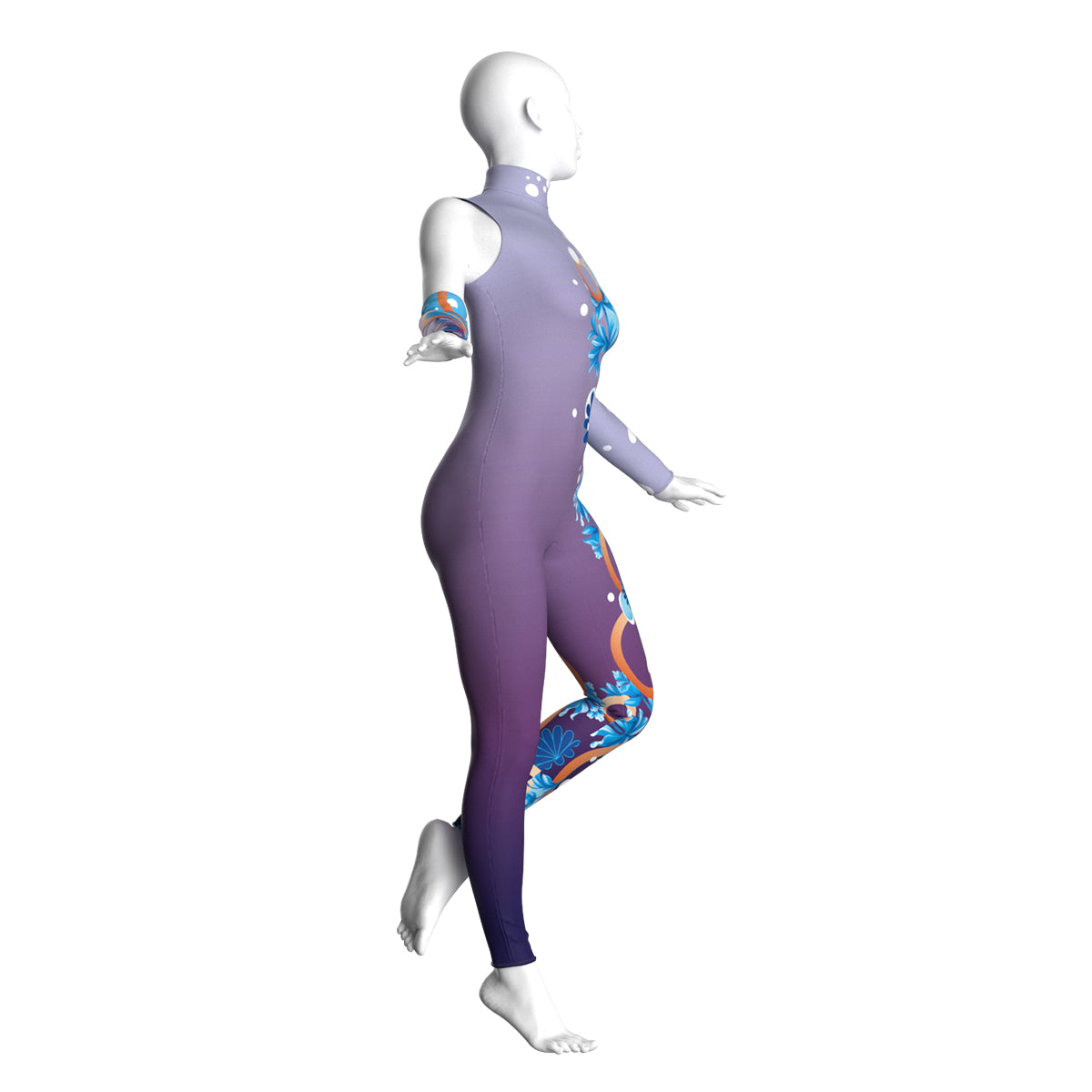 Bubbles and Flowers Unitard