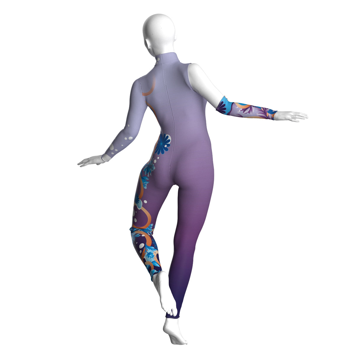Bubbles and Flowers Unitard