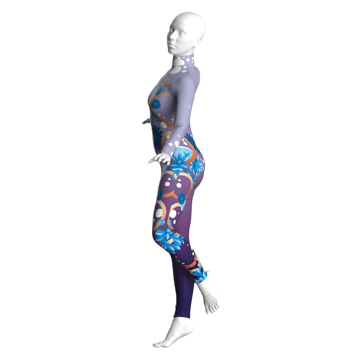 Bubbles and Flowers Unitard