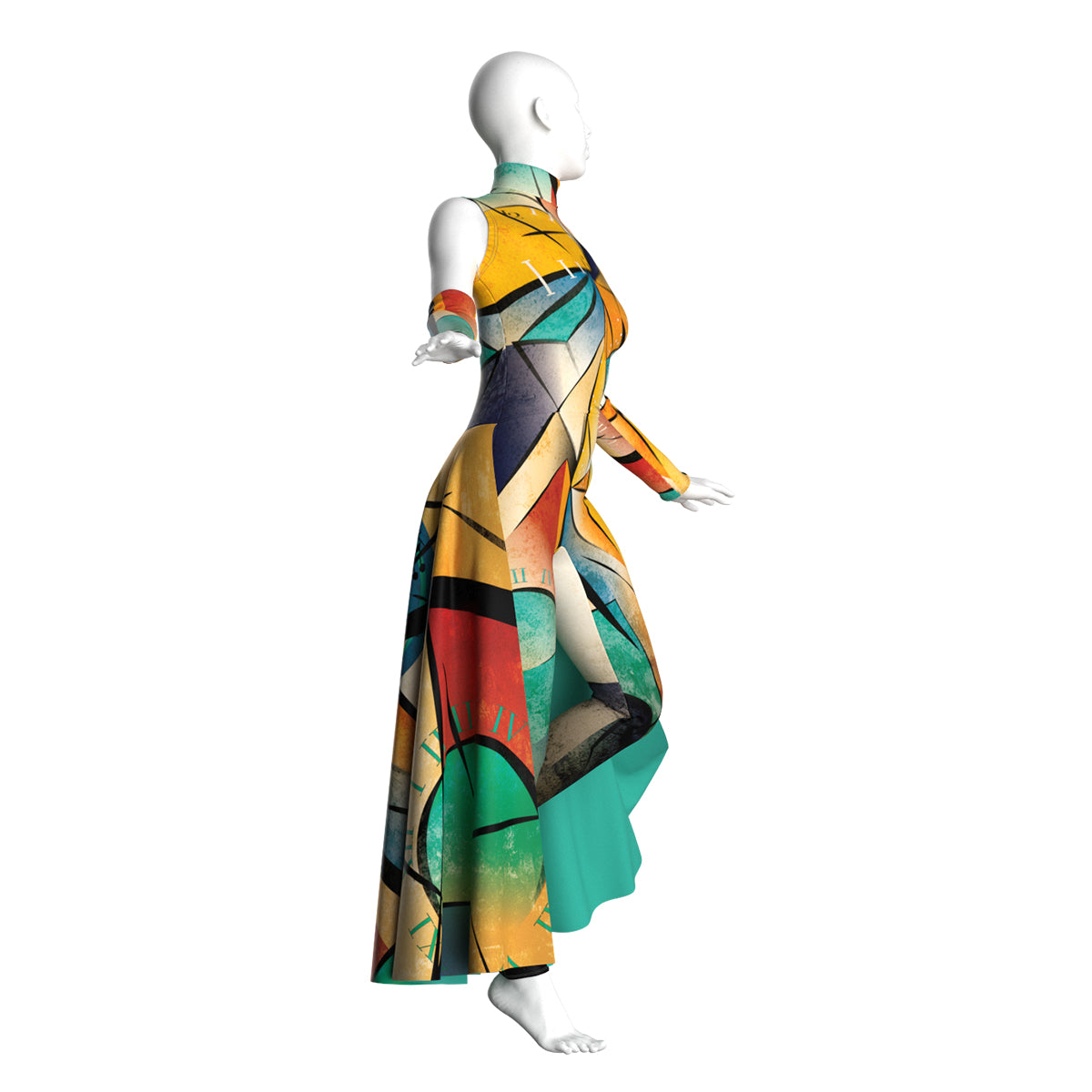 Cubism Time Warp Unitard