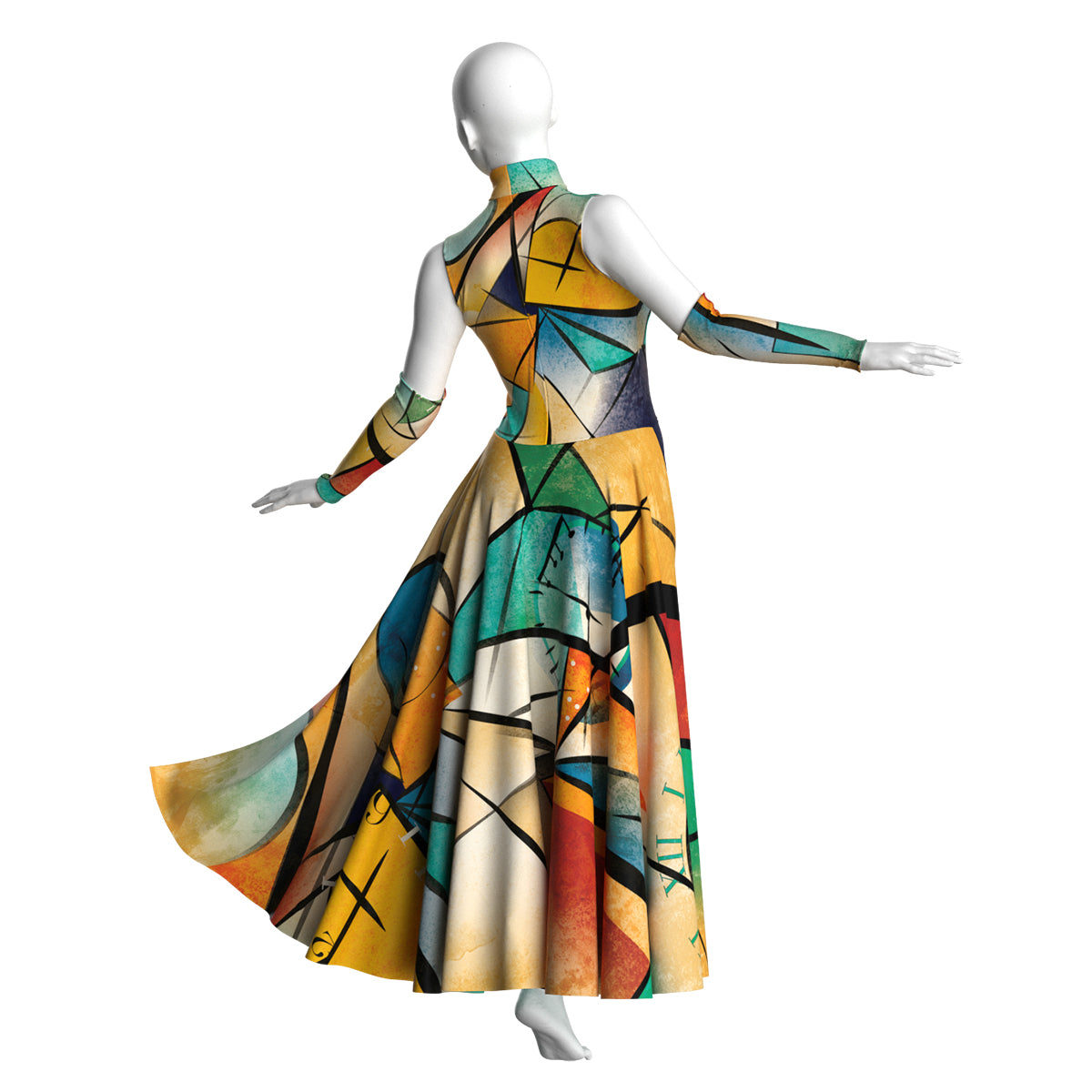 Cubism Time Warp Unitard