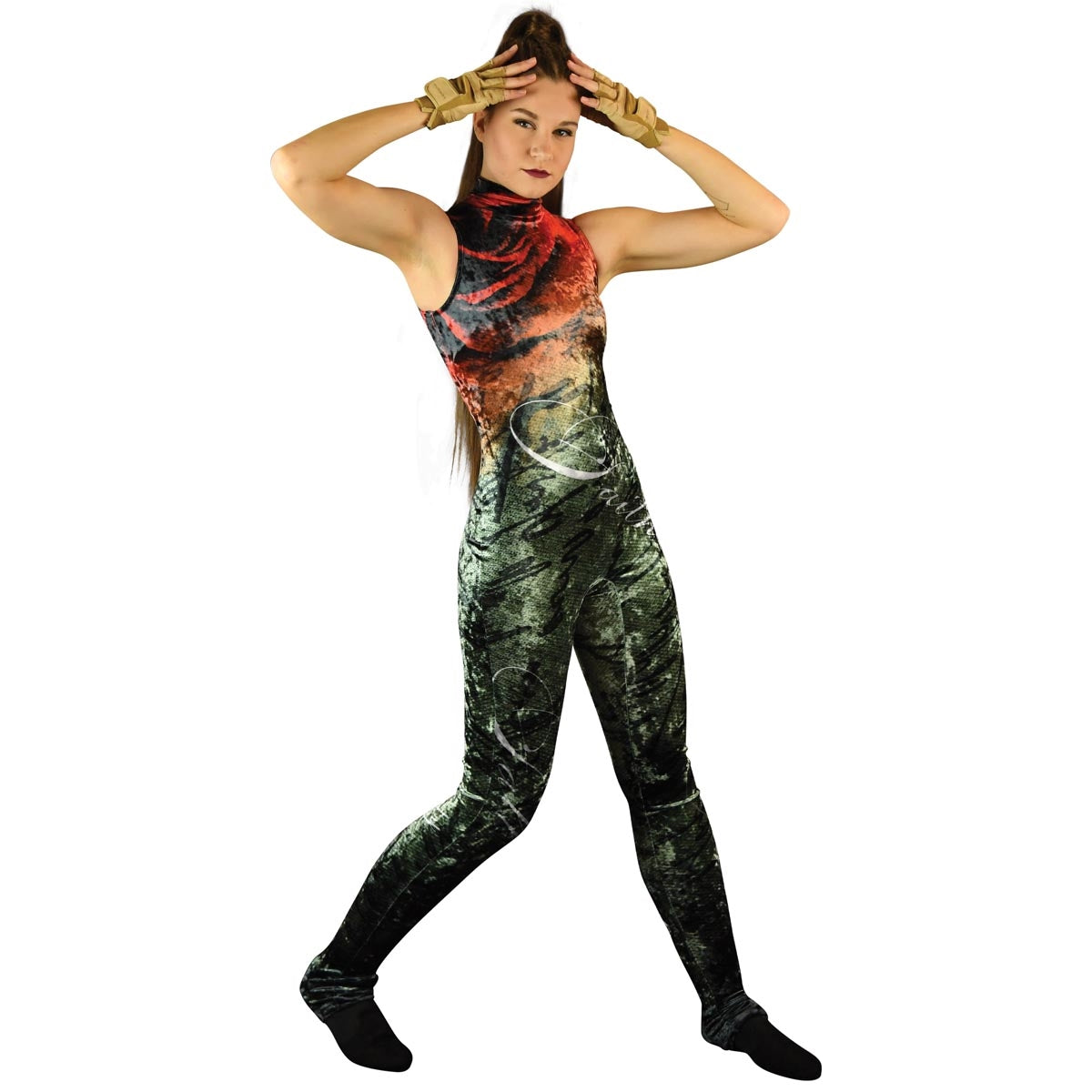 Romantic Rose Unitard