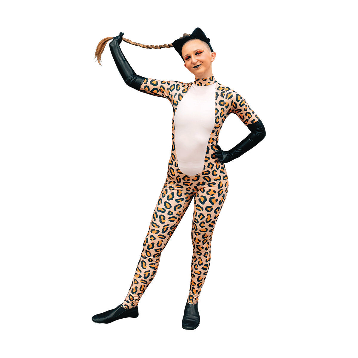 Leopard bodysuit unitard