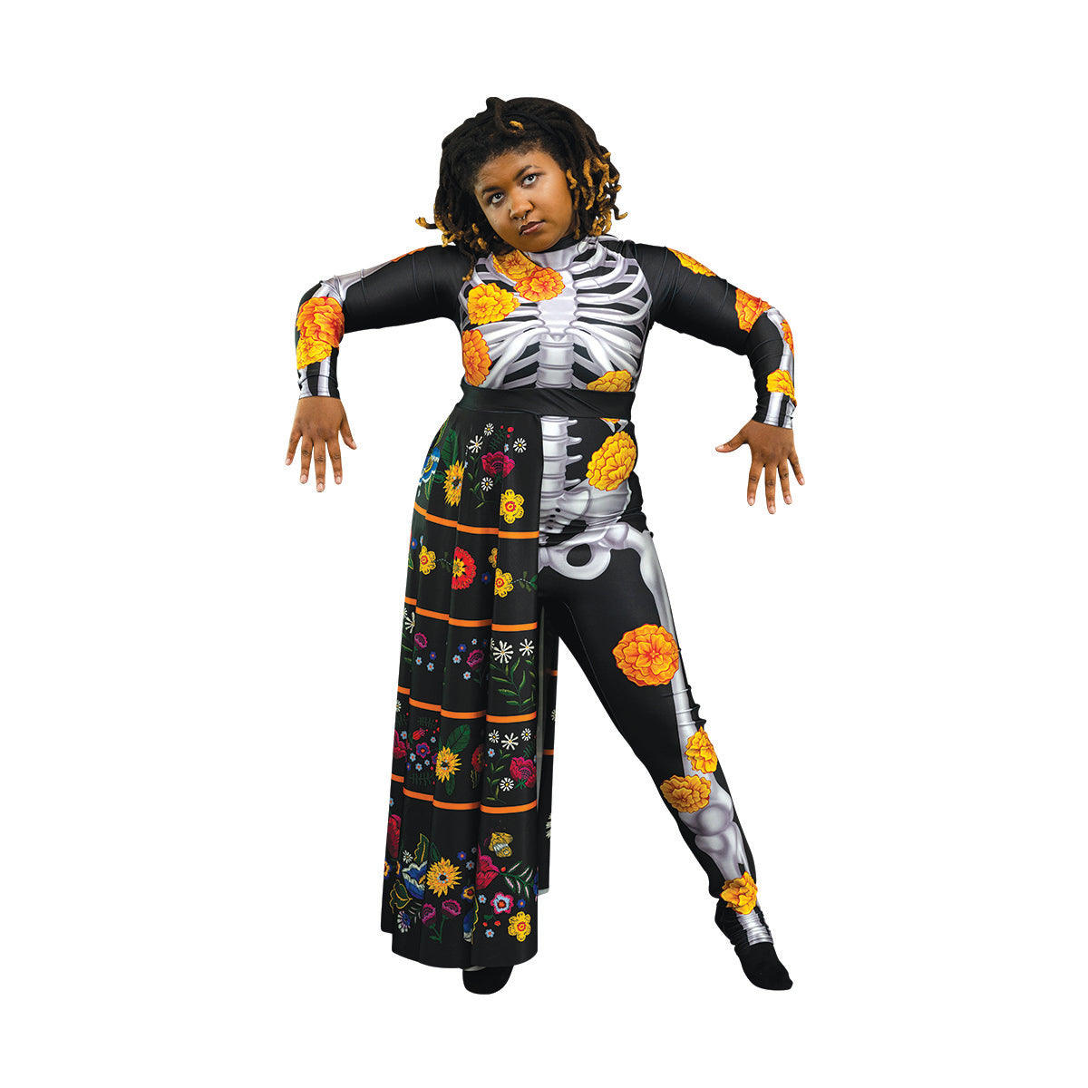Dia de los muertos unitard