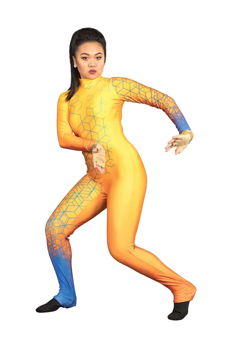 Geometric Hexagon Unitard