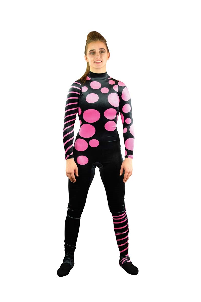 Pink Polka Dot Unitard