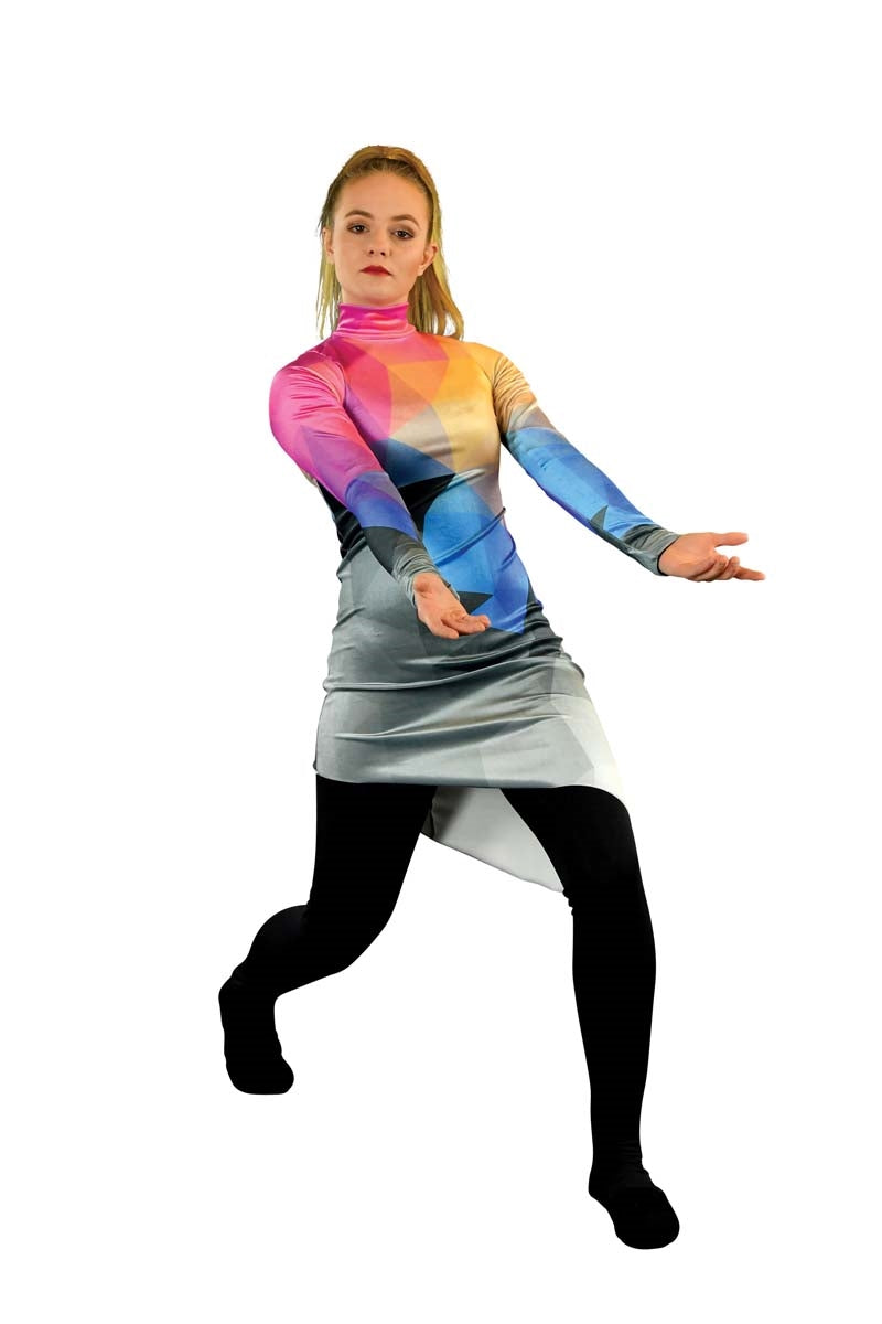 Rainbow Triangles Tunic