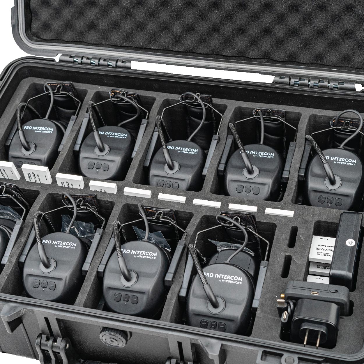 Case for 9 Headsets