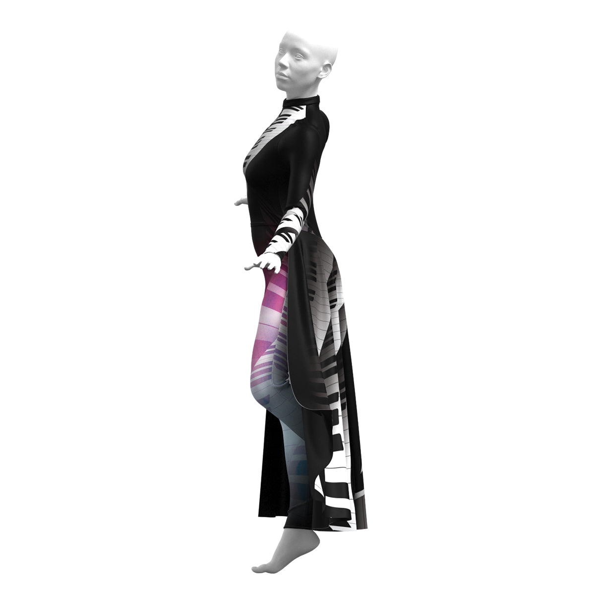 Dark Piano Unitard