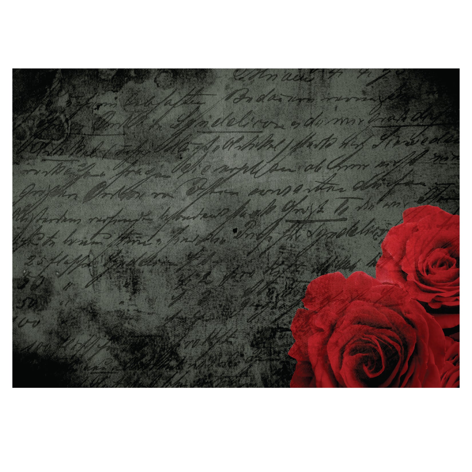 Love Letter Roses Floor Tarp