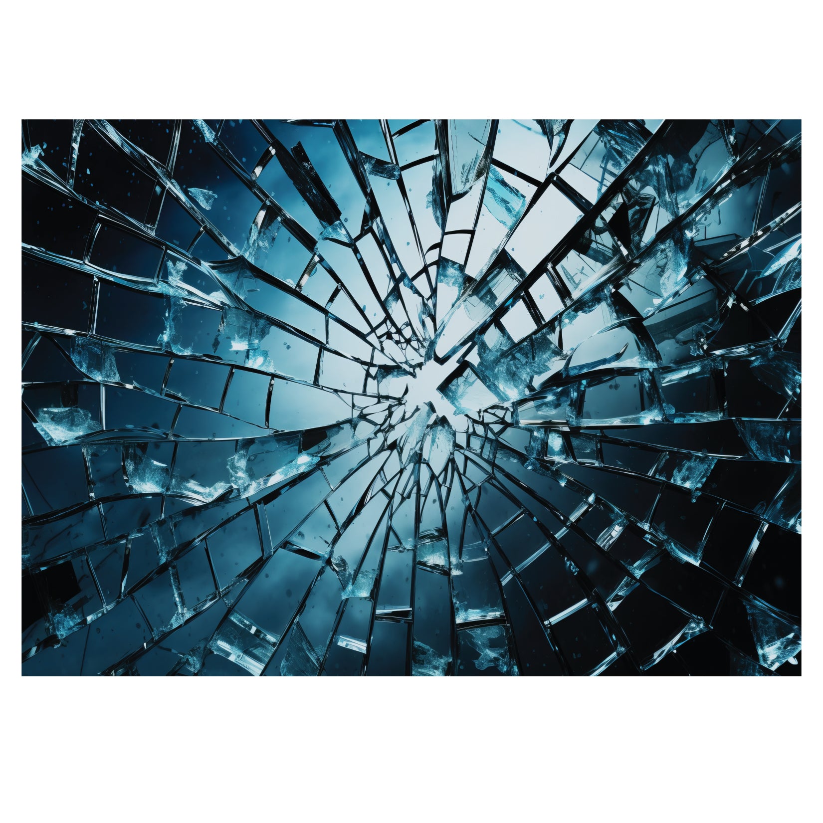Broken Glass Floor Tarp