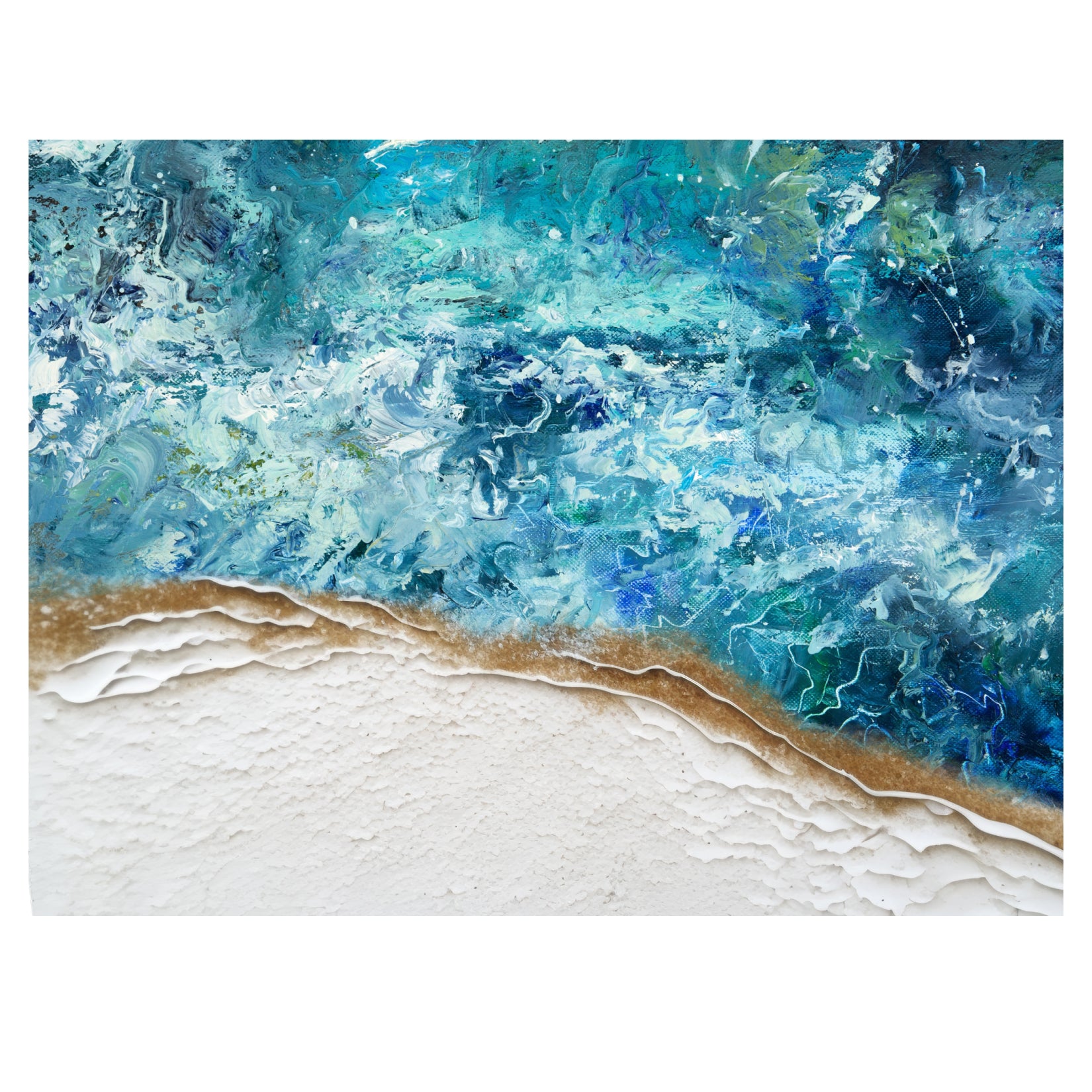 Beach Painting Floor Tarp