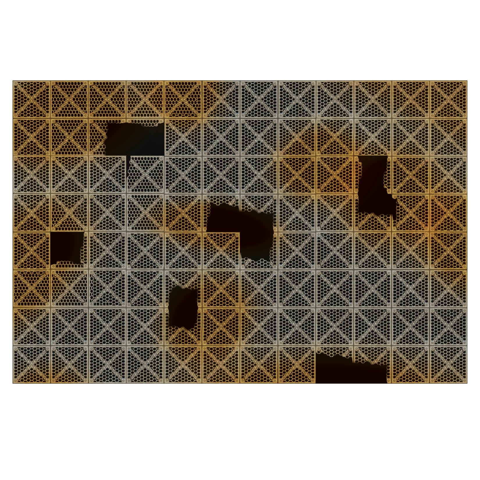 Industrial Grid Floor Tarp