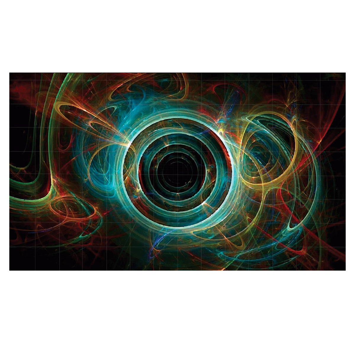 Abstract Waves with Grid Floor Tarp