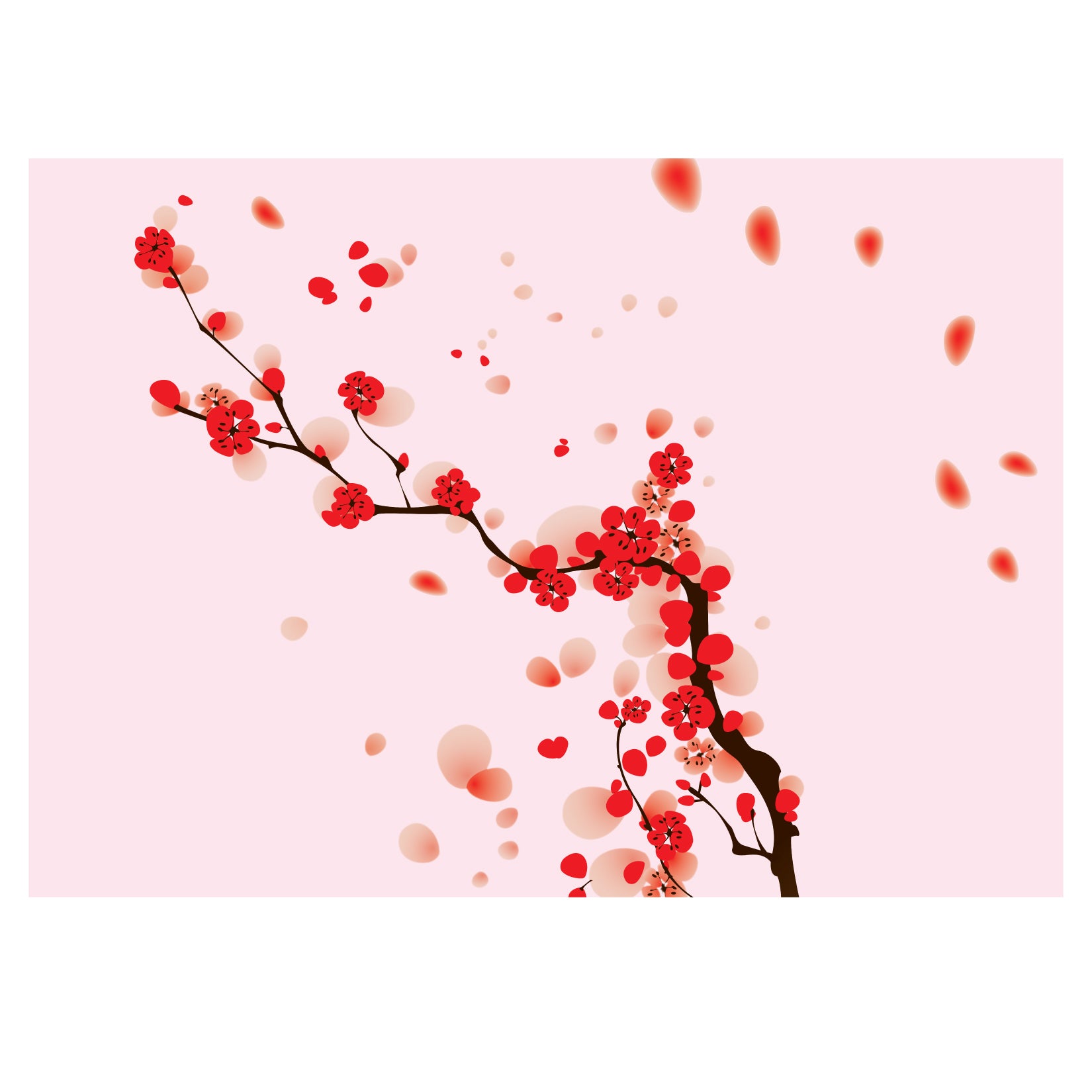 Cherry Blossom Floor Tarp