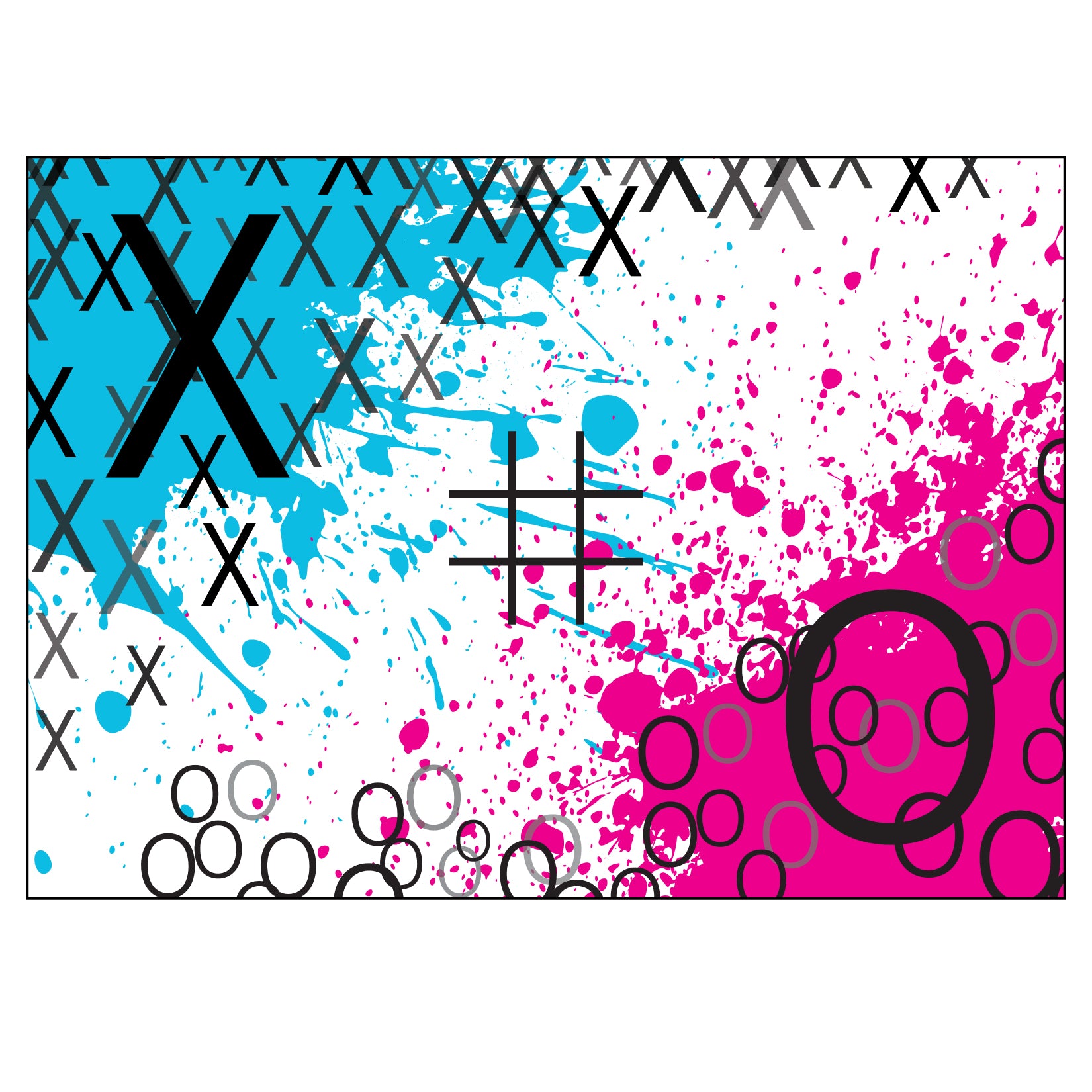 Xs and Os Floor Tarp
