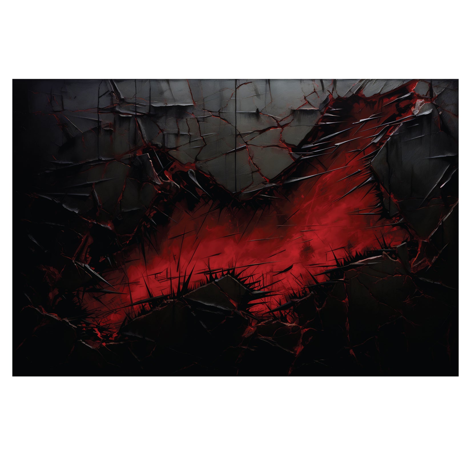 Broken Spikes Floor Tarp