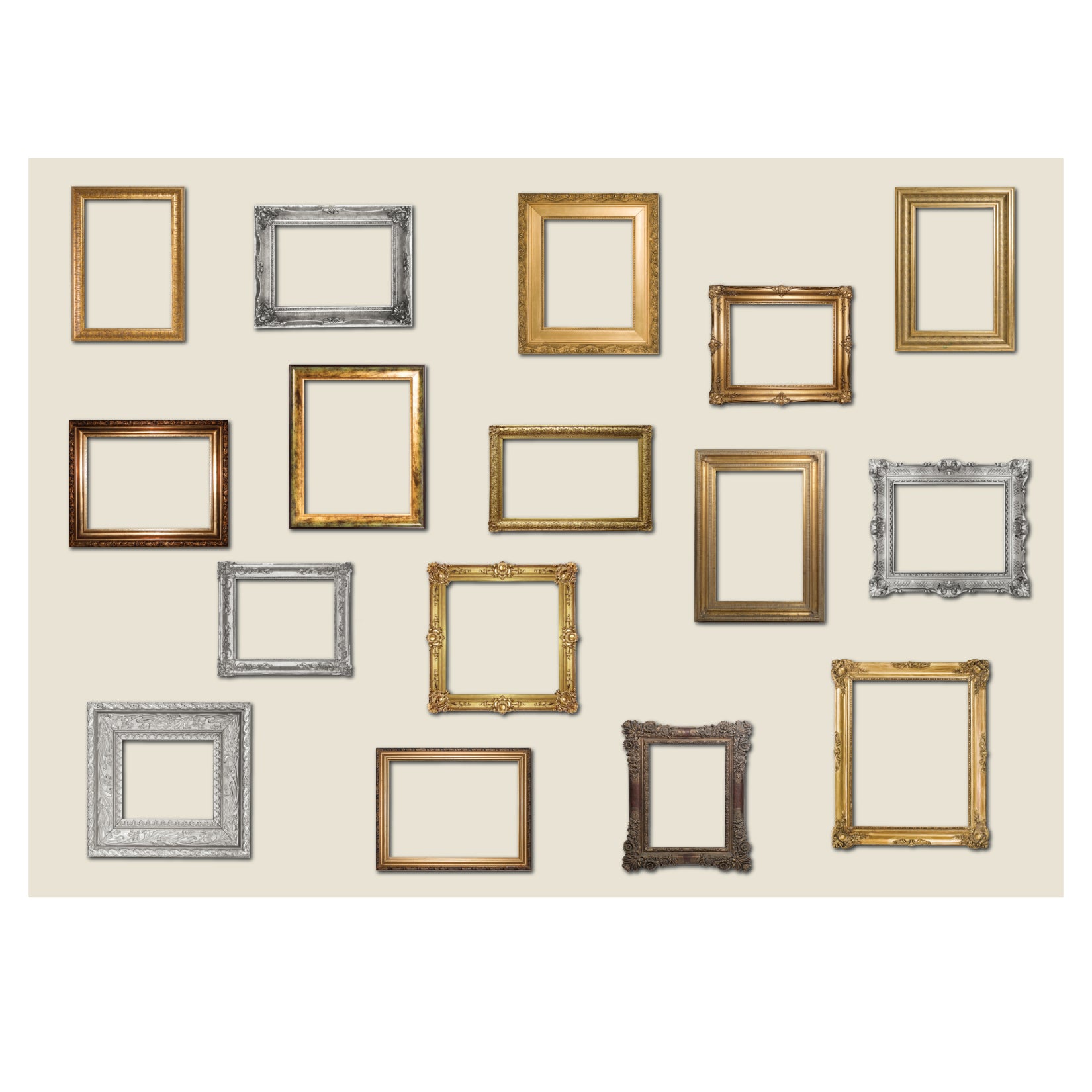 Antique Frames Floor Tarp