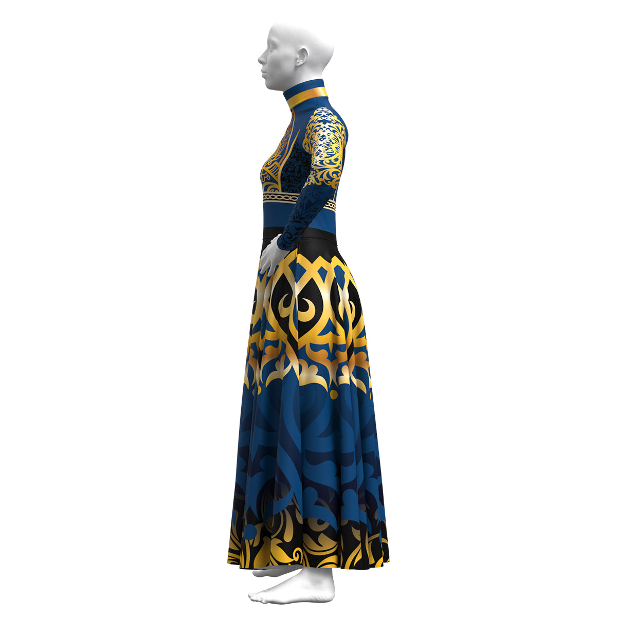 Ornate Gold Dress