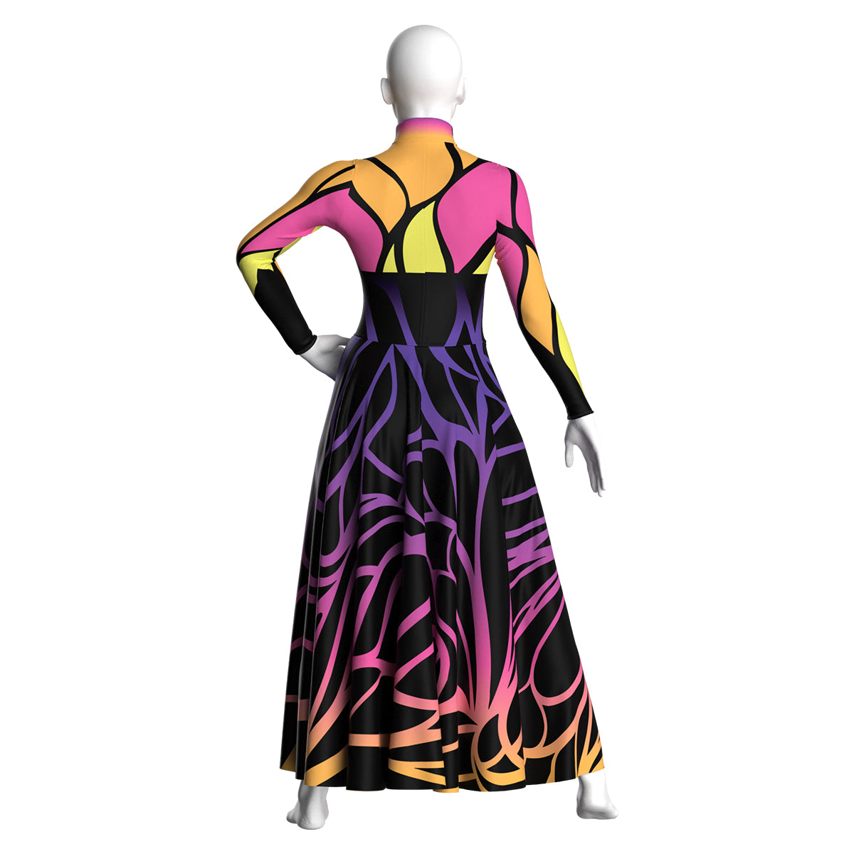 Abstract Butterfly Unitard