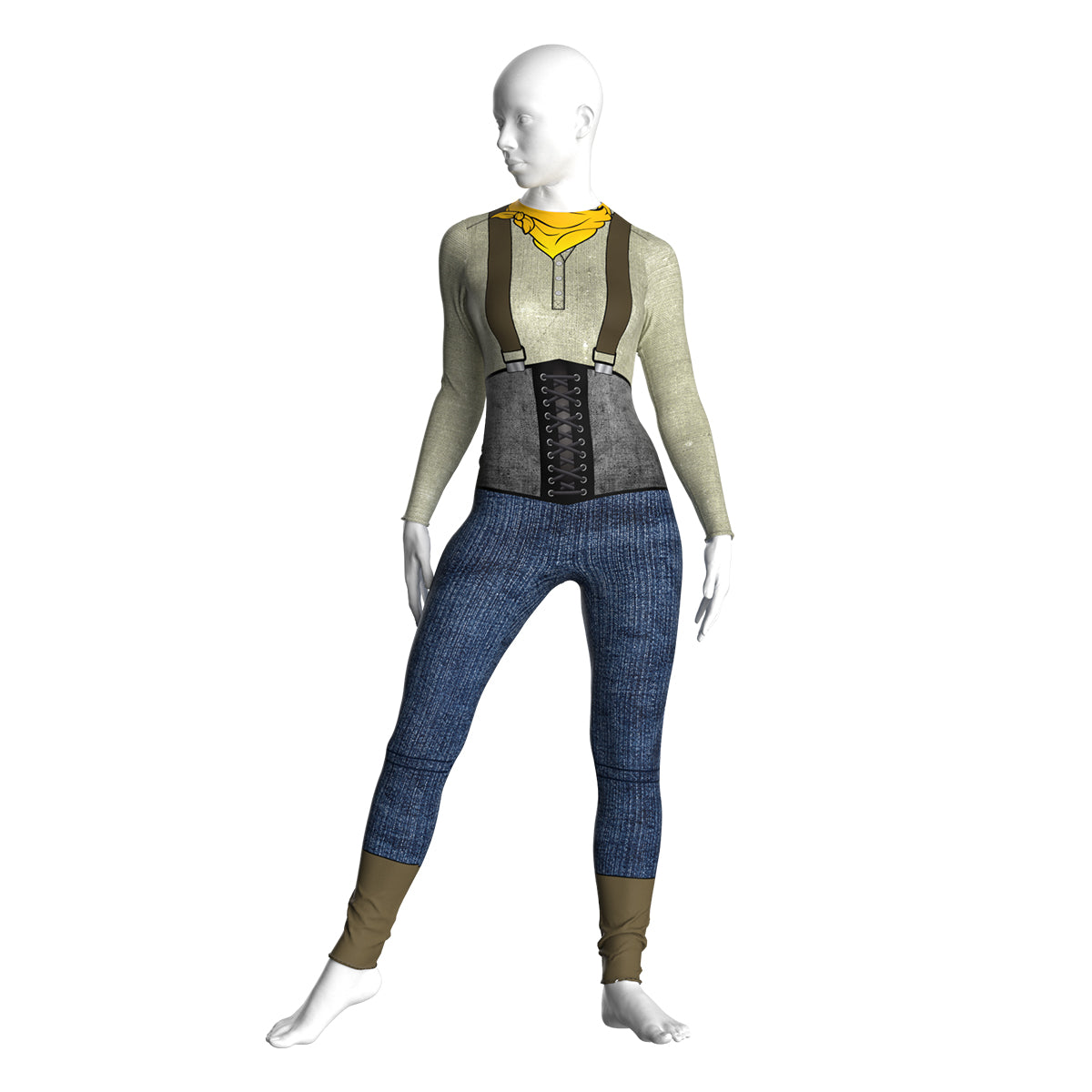 Old West Pioneer Unitard