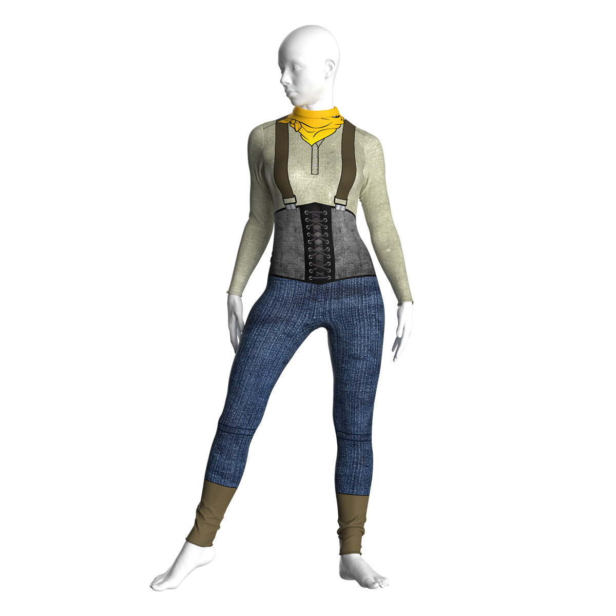 Old West Pioneer Unitard
