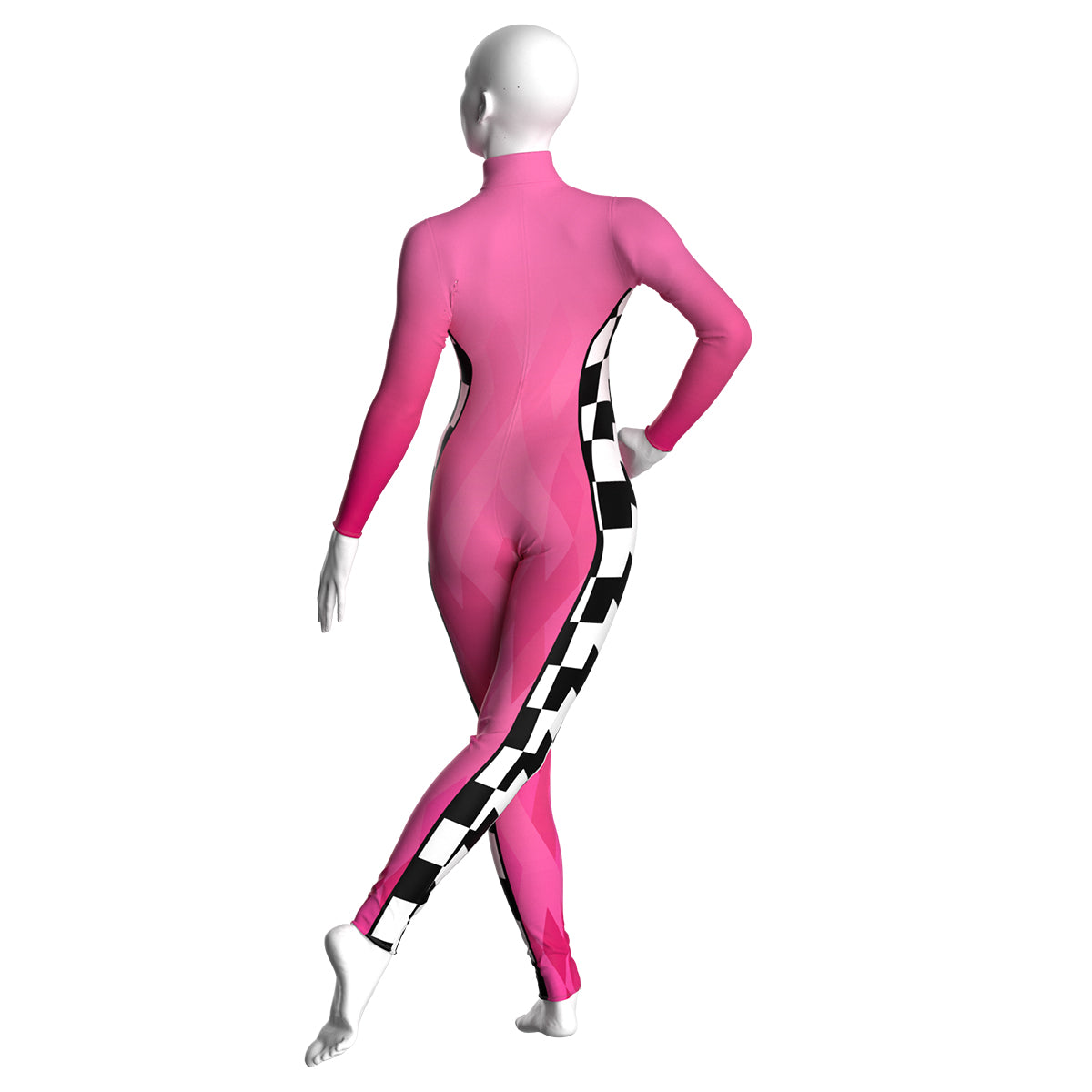 Pink Race Car Driver Unitard