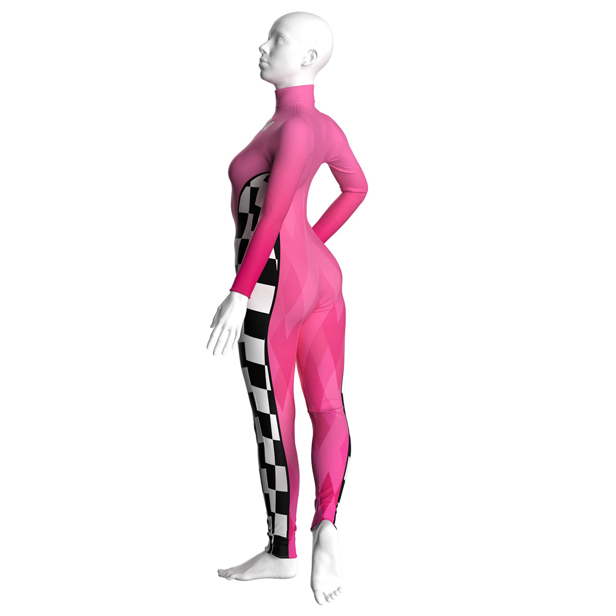 Pink Race Car Driver Unitard