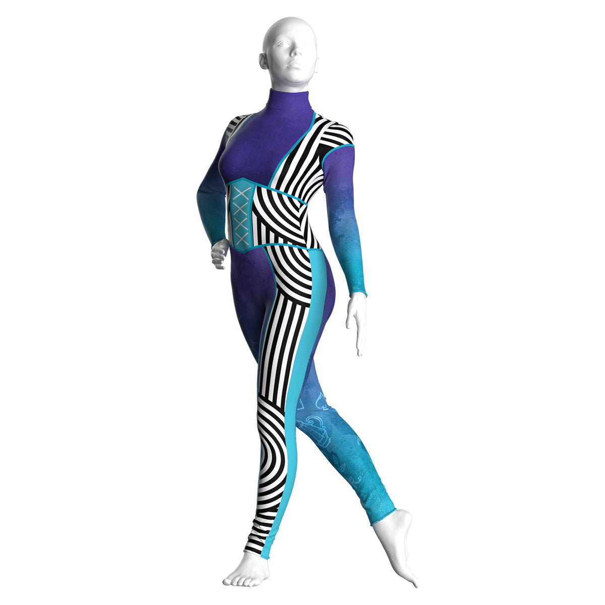 Whimsical Tea Party Unitard