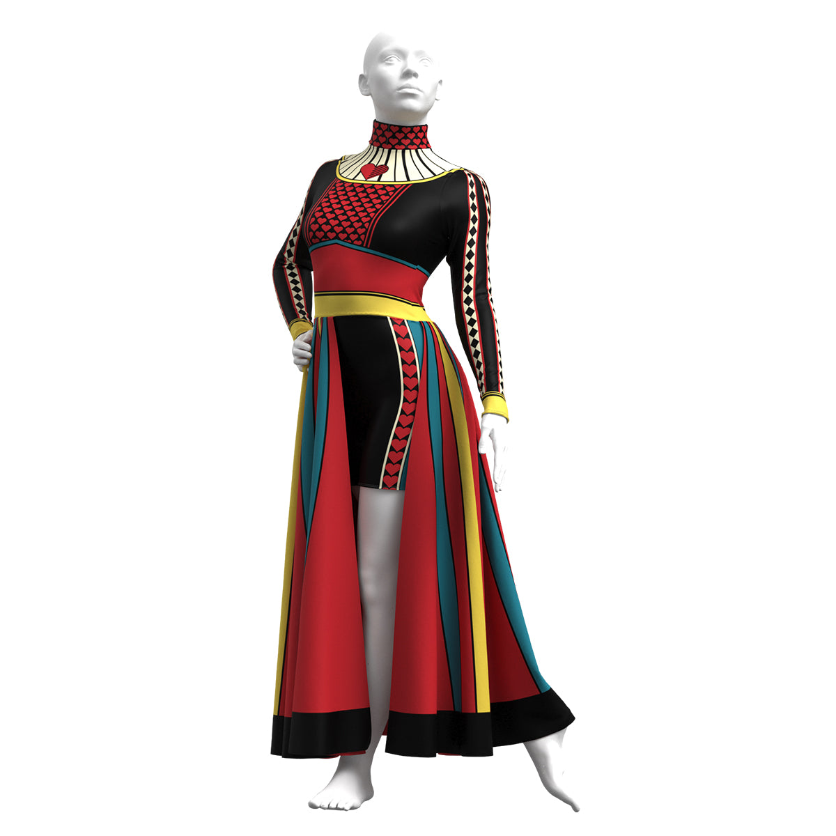 Queen of Hearts Unitard