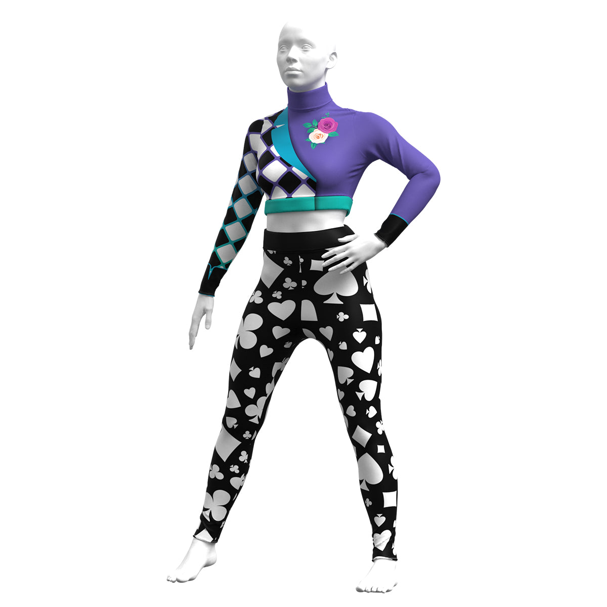 Garden Party Long Sleeve Half Shirt