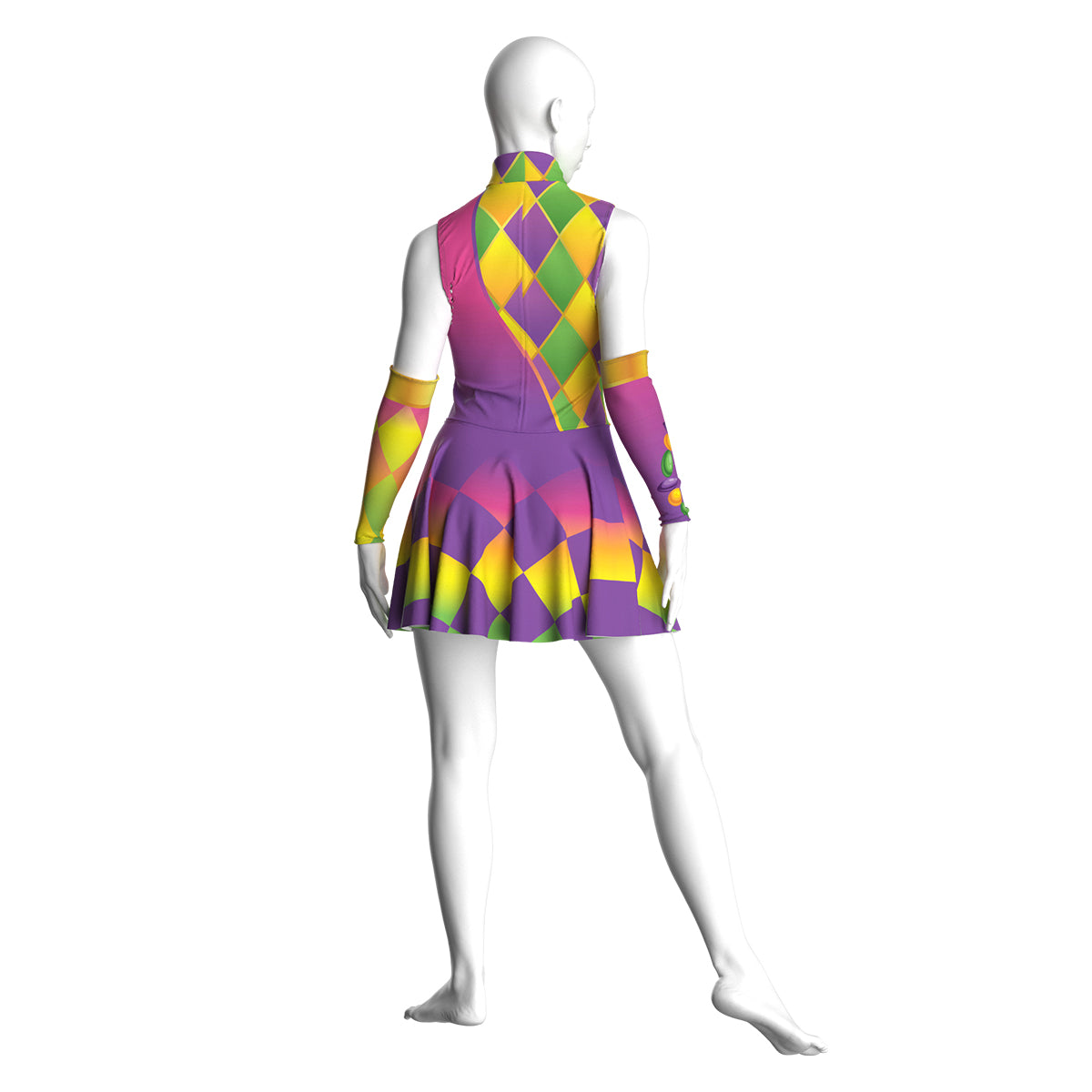 Colorful Mardi Gras Dress