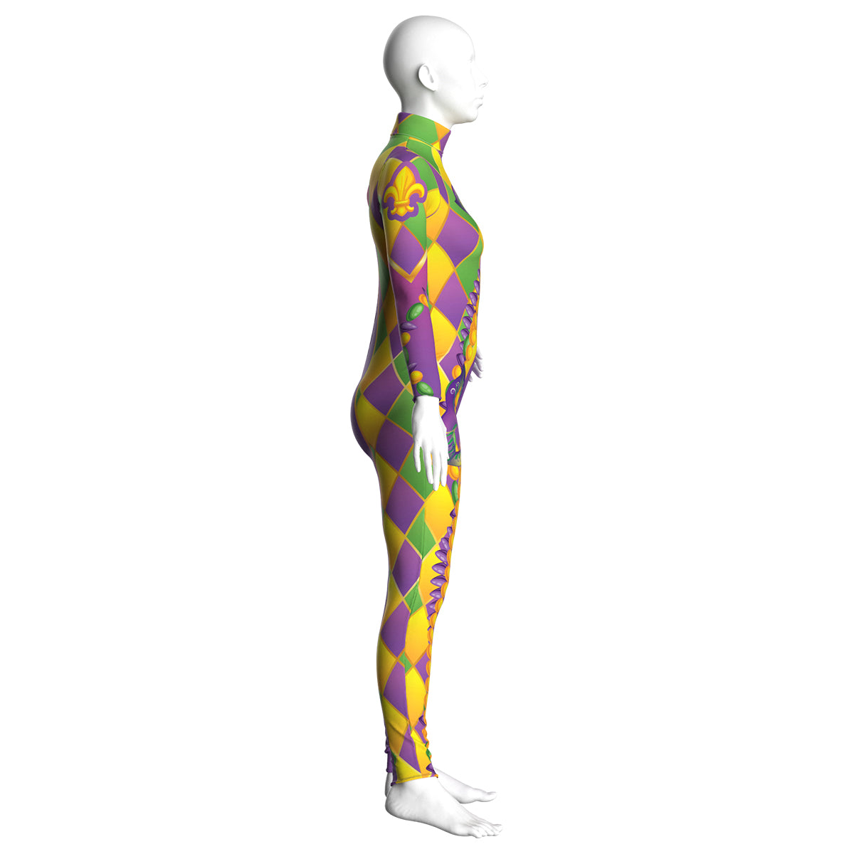 Colorful Mardi Gras Unitard