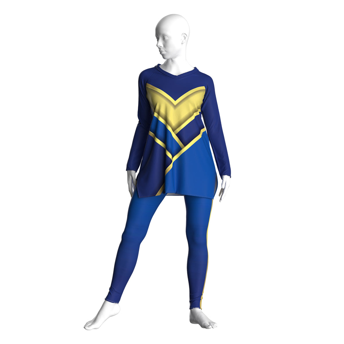 Blue & Gold Athletic Dress