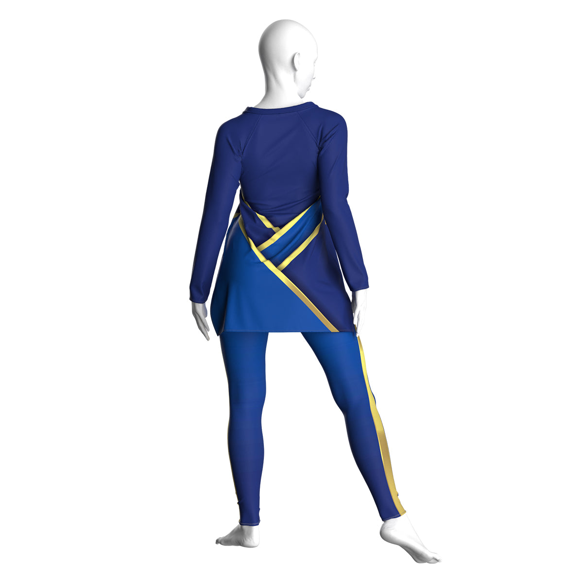 Blue & Gold Athletic Dress