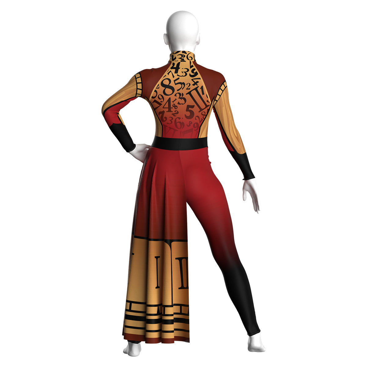 Elegant Clock Unitard