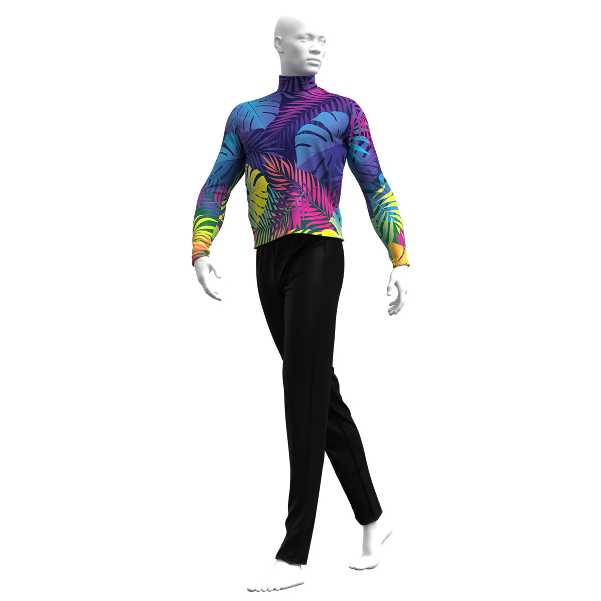Neon Rain Forest Core Performance Top