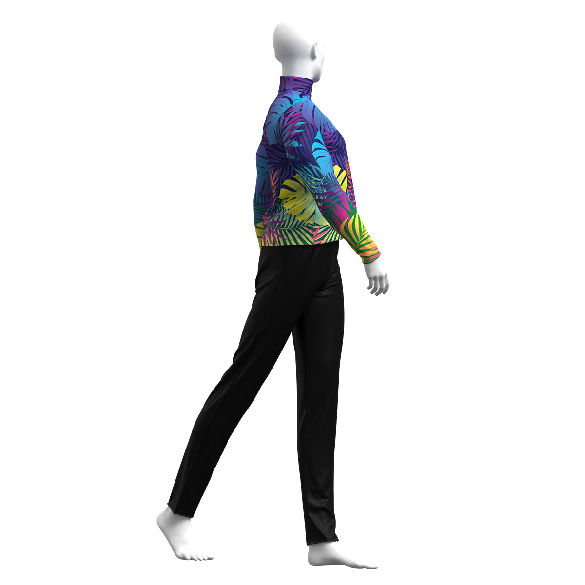 Neon Rain Forest Core Performance Top