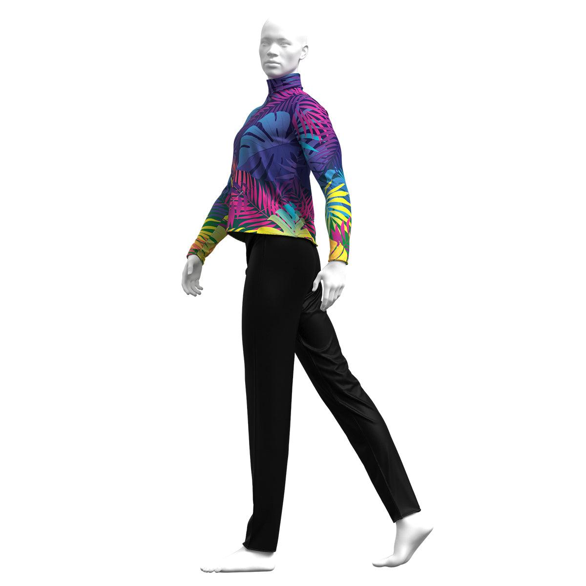 Neon Rain Forest Core Performance Top